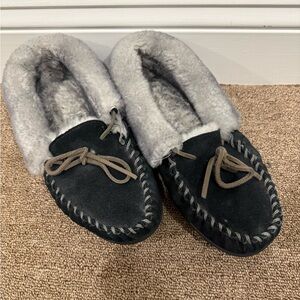 L.L. Bean Black Moccasins, Woman’s size 8